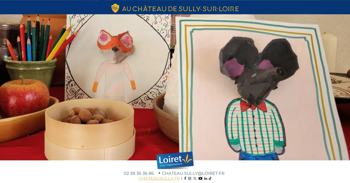 Atelier Vacances : « Portraits d’animaux écolo »