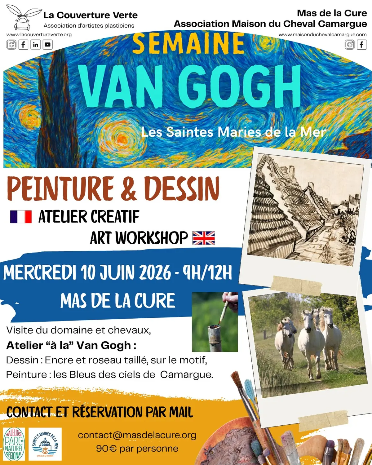 Atelier Van Gogh au Mas de la Cure