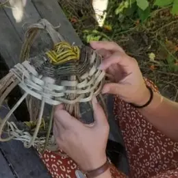 Atelier vannerie parent/enfant, à la Cueillette de l'Aragnon