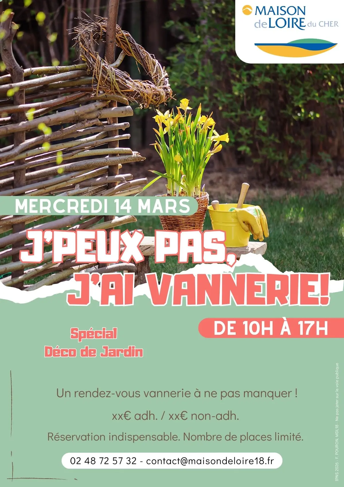 Atelier Vannerie : Spécial déco de jardin