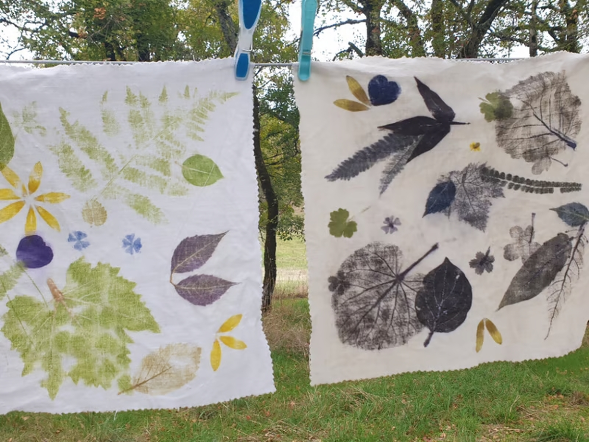 Atelier Végétal Créatif avec M.A Nature : Tatakizomé