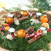 Atelier végétal, Création couronne de l'avent, Truffaut St Malo