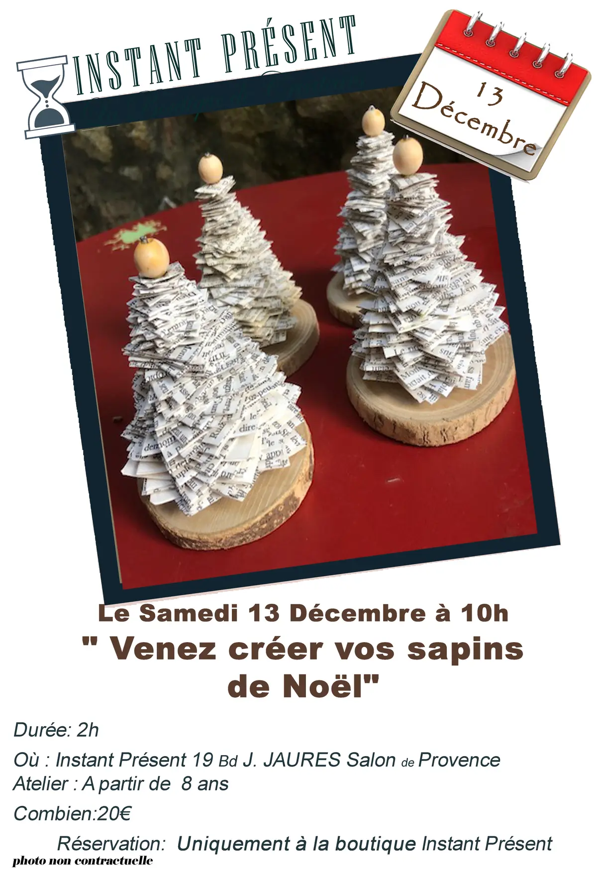 Atelier : Venez créer vos sapins de Noël