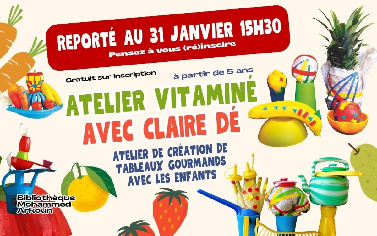 Atelier vitaminé avec Claire Dé