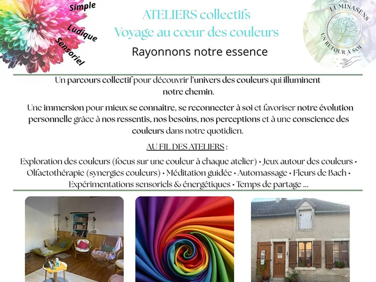 Atelier voyage au coeur des couleurs