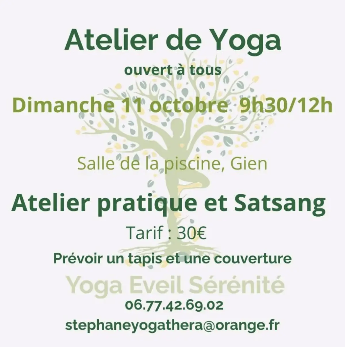 Atelier yoga