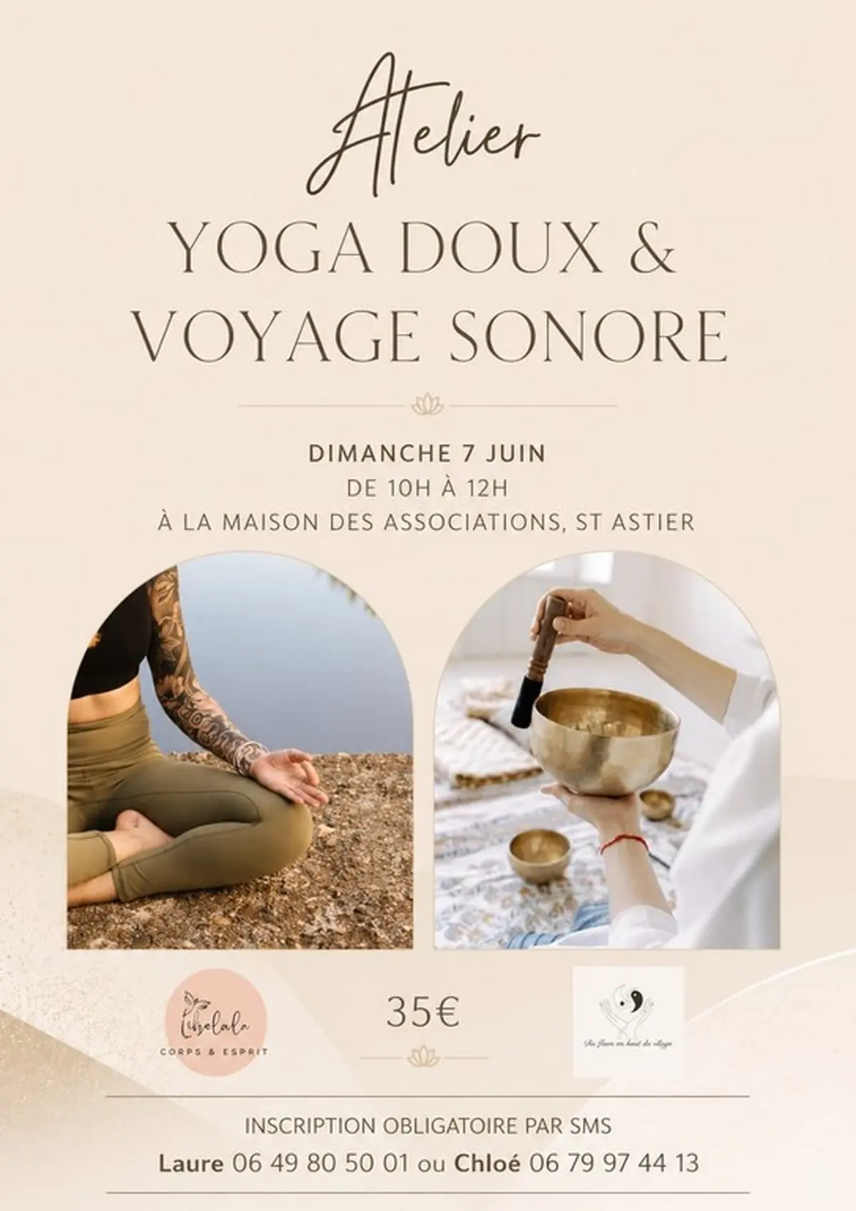 Atelier yoga doux et voyage sonore