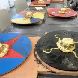 Ateliers archéologie 9-12 ans : Bouclier mérovingien