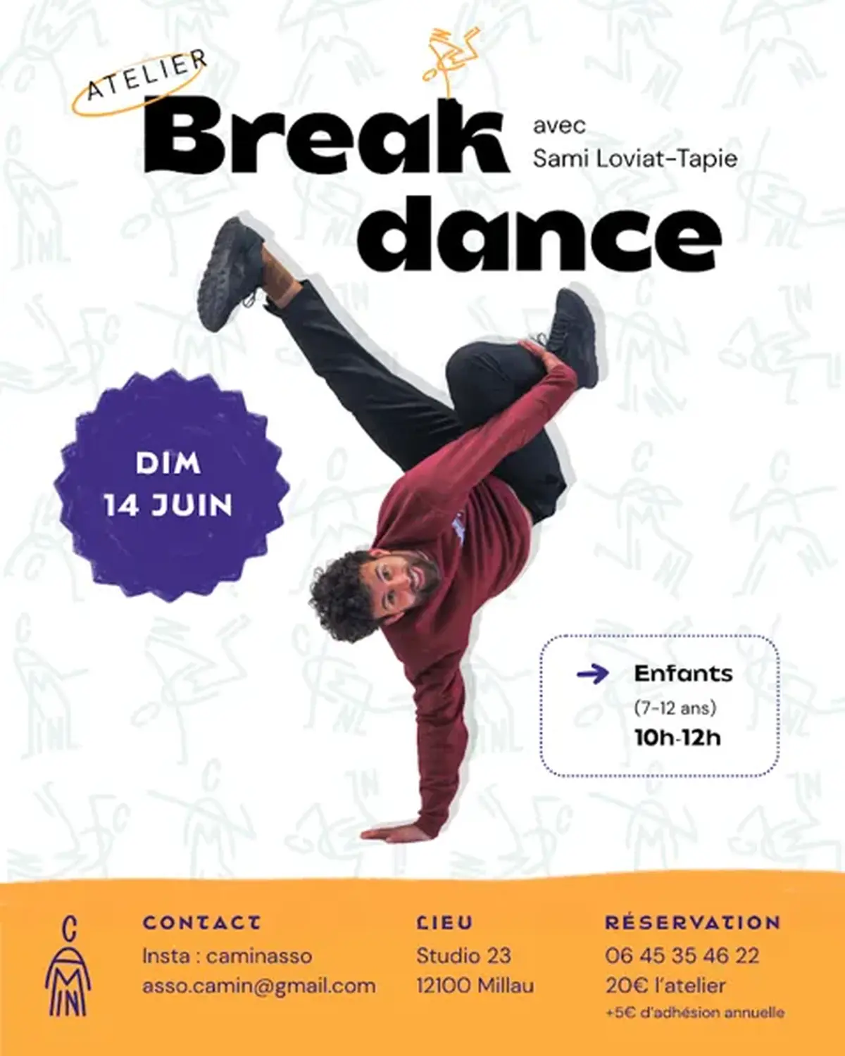 Ateliers Breakdance - Enfants - Camin