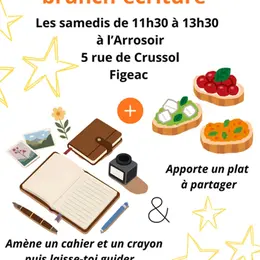 Ateliers brunch-écriture d'été à l'Arrosoir
