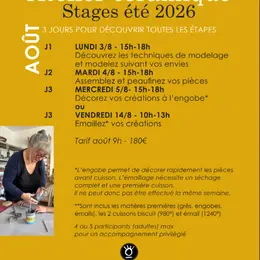 Ateliers céramique - Stage d'Août par Véronique Vaude