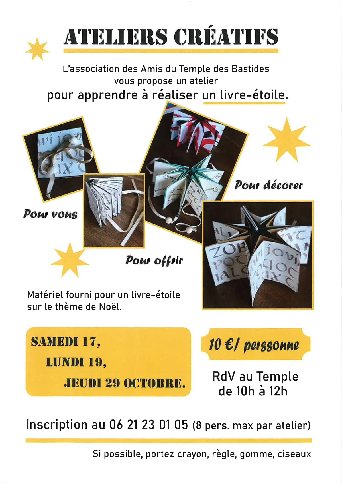 Ateliers créatifs