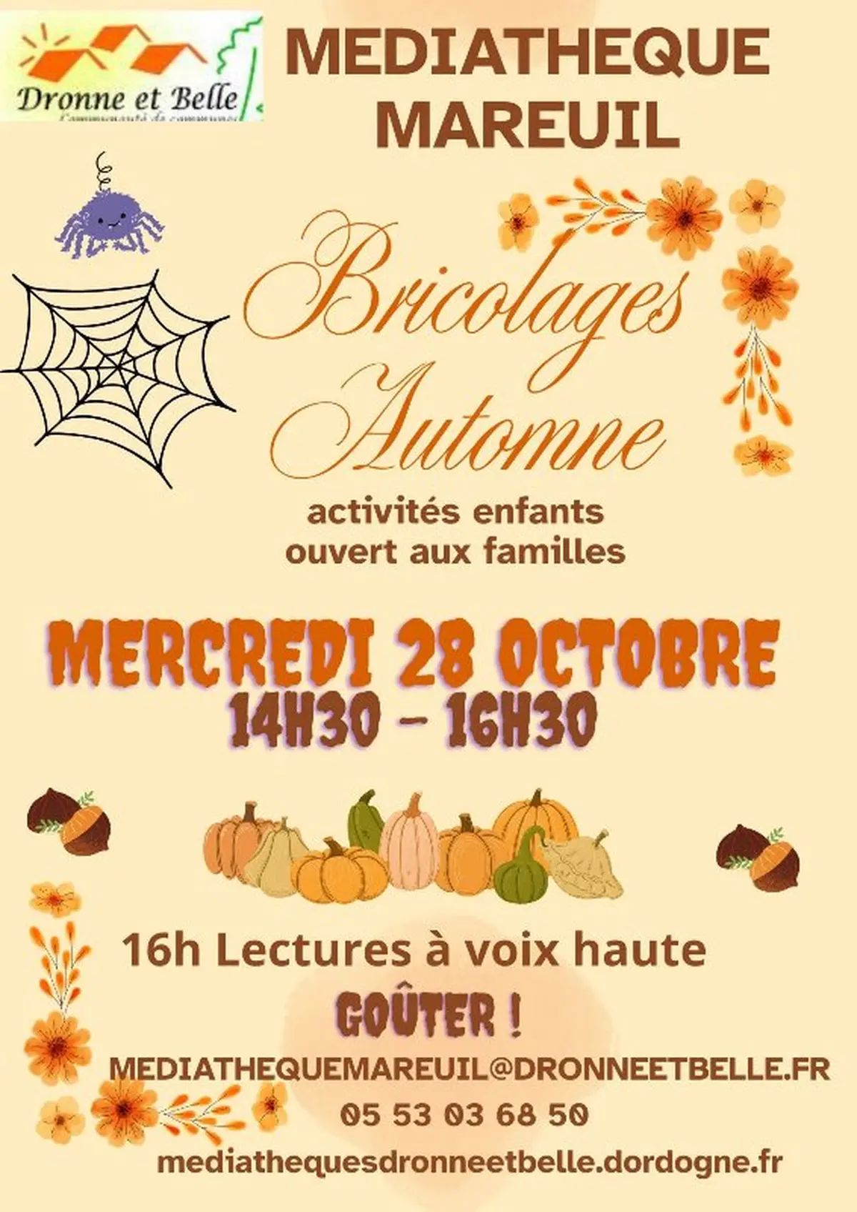 Ateliers créatifs : bricolages automne