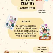Ateliers créatifs : cahier créatif