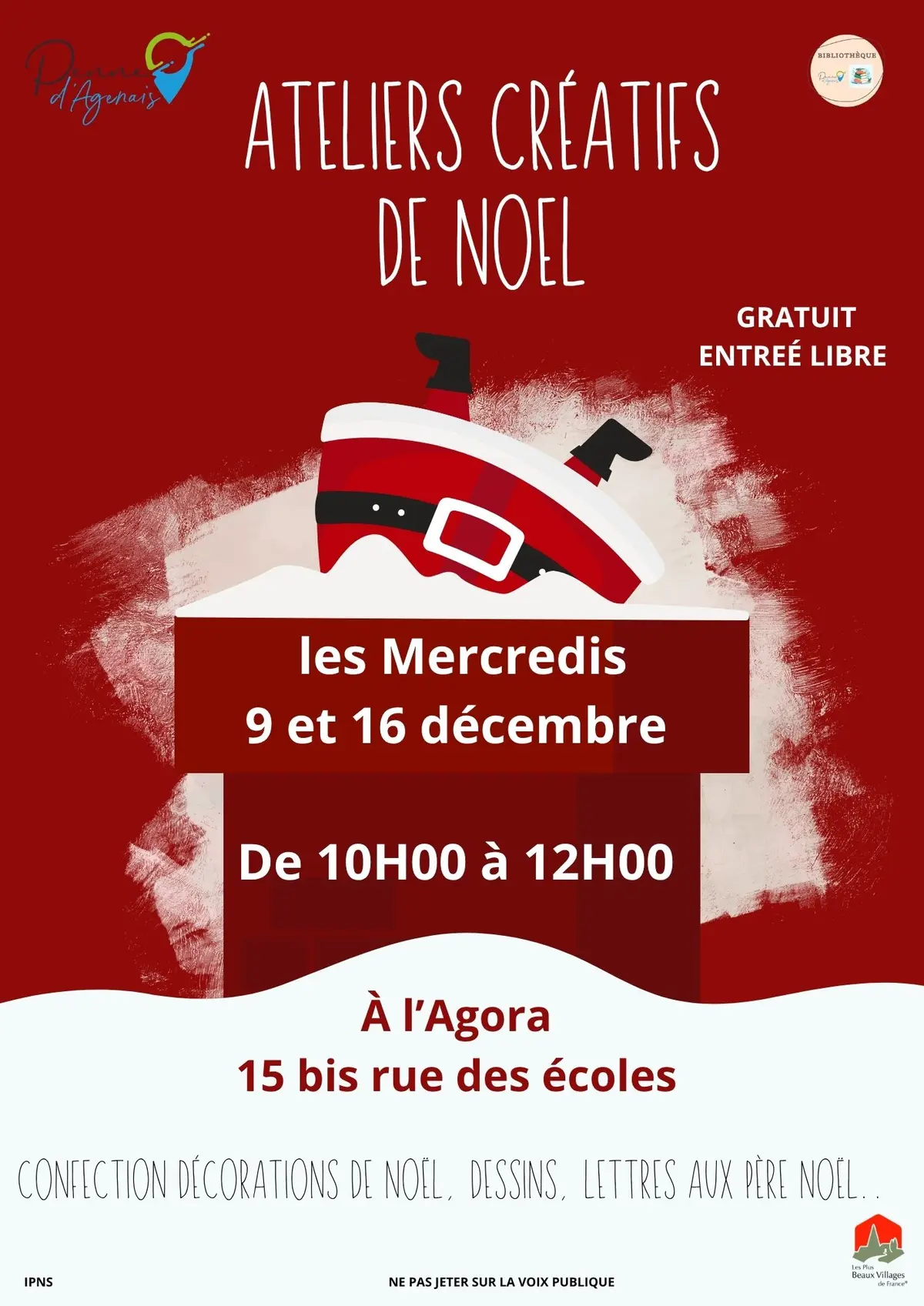 Ateliers créatifs de Noël