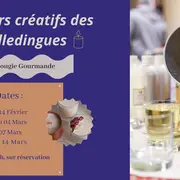 Ateliers créatifs Les Folledingues : Bougie Gourmande