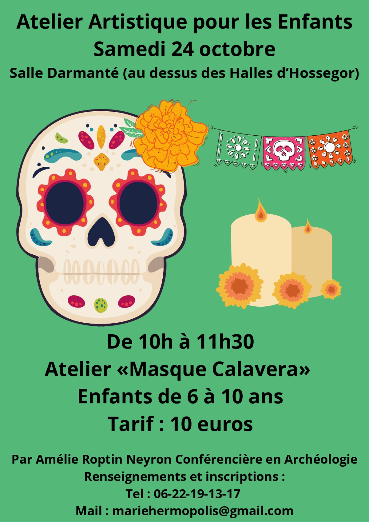 Ateliers créatifs  Masque Calavara