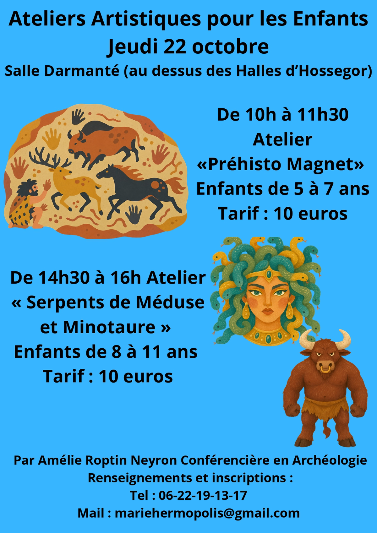 Ateliers créatifs Prehisto Magnet