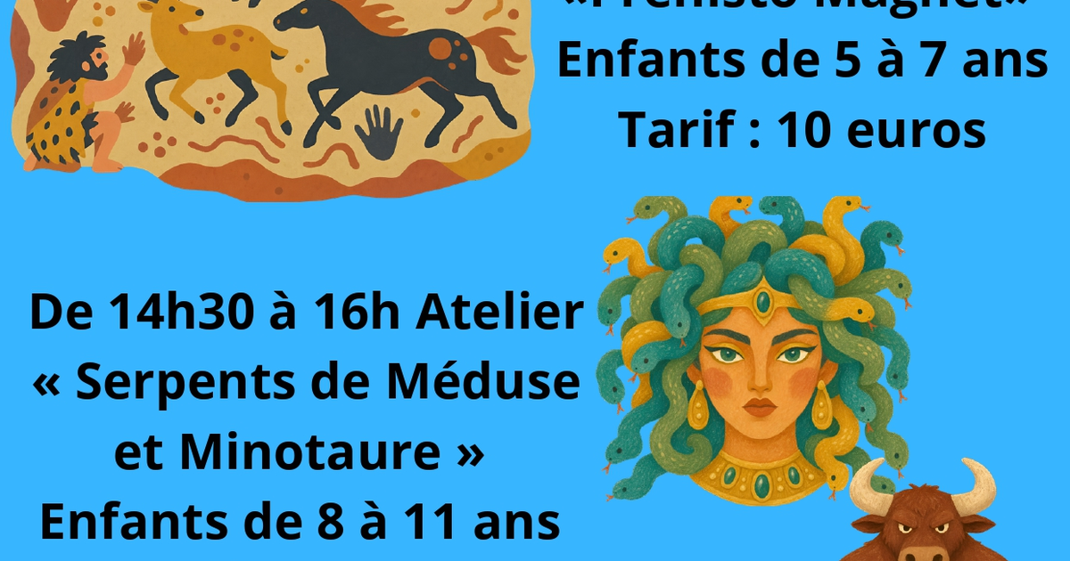 Ateliers créatifs "Prehisto Magnet"
