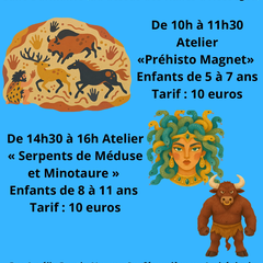 Ateliers créatifs Prehisto Magnet