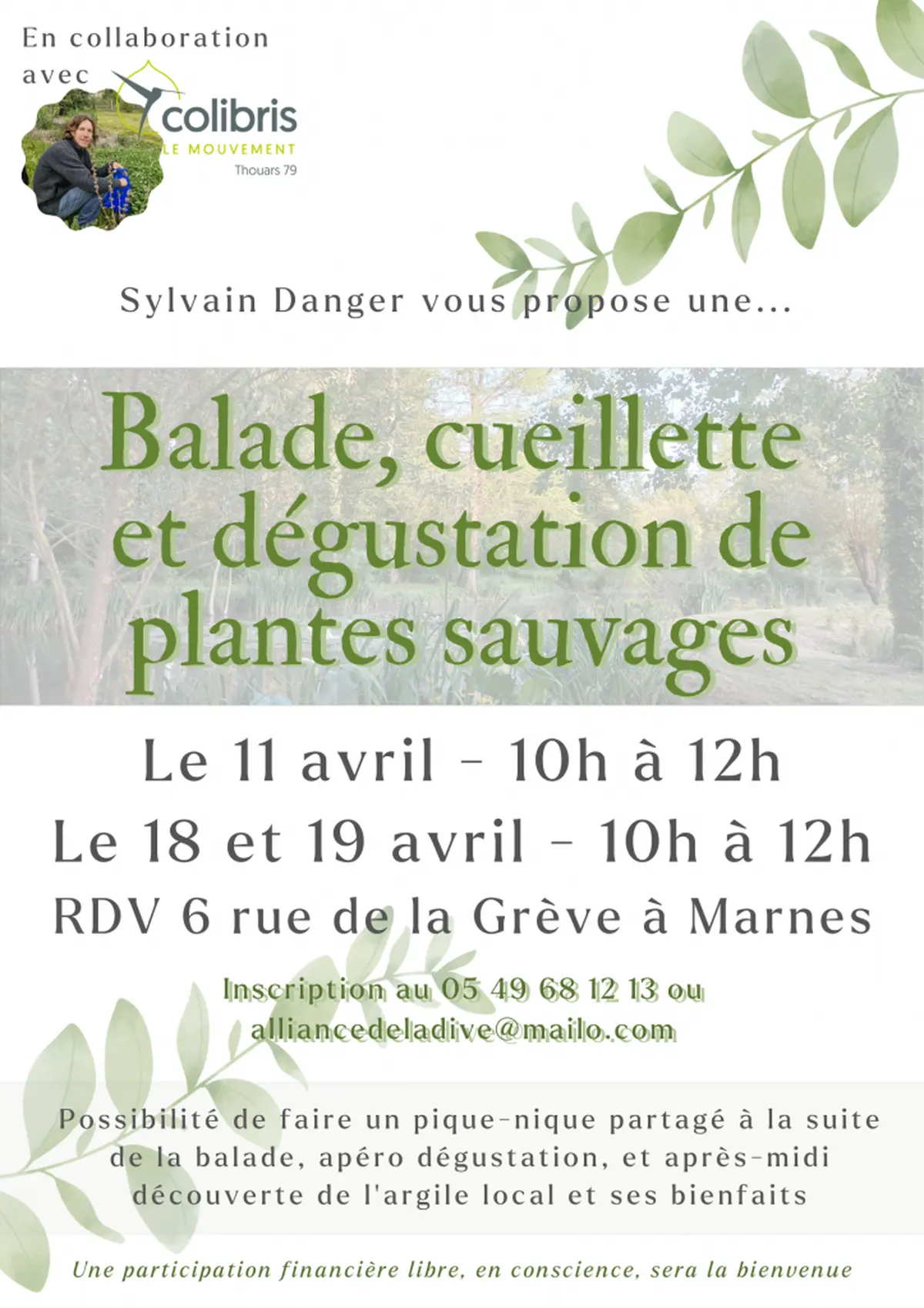 Ateliers cueillettes et dégustations de plantes