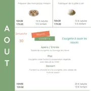 Ateliers culinaires août à Bio d'Ici