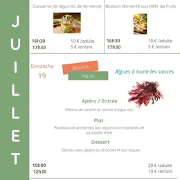 Ateliers culinaires juillet à Bio d'Ici