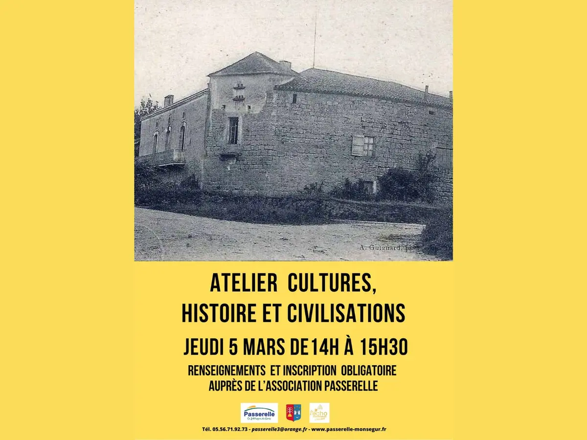 Ateliers cultures, histoire et civilisations
