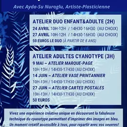 Ateliers Cyanotype Adultes