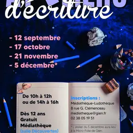 Ateliers d'écriture
