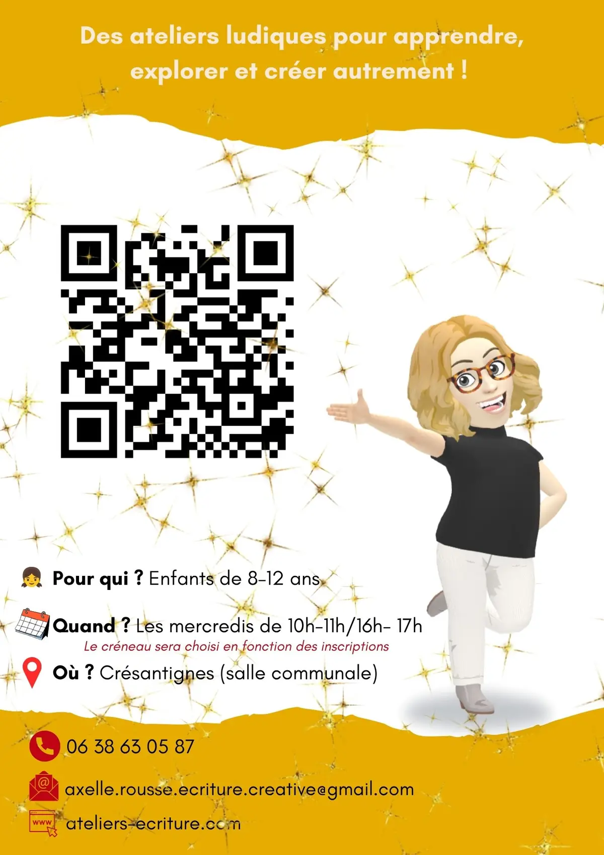 Ateliers d'écriture créative