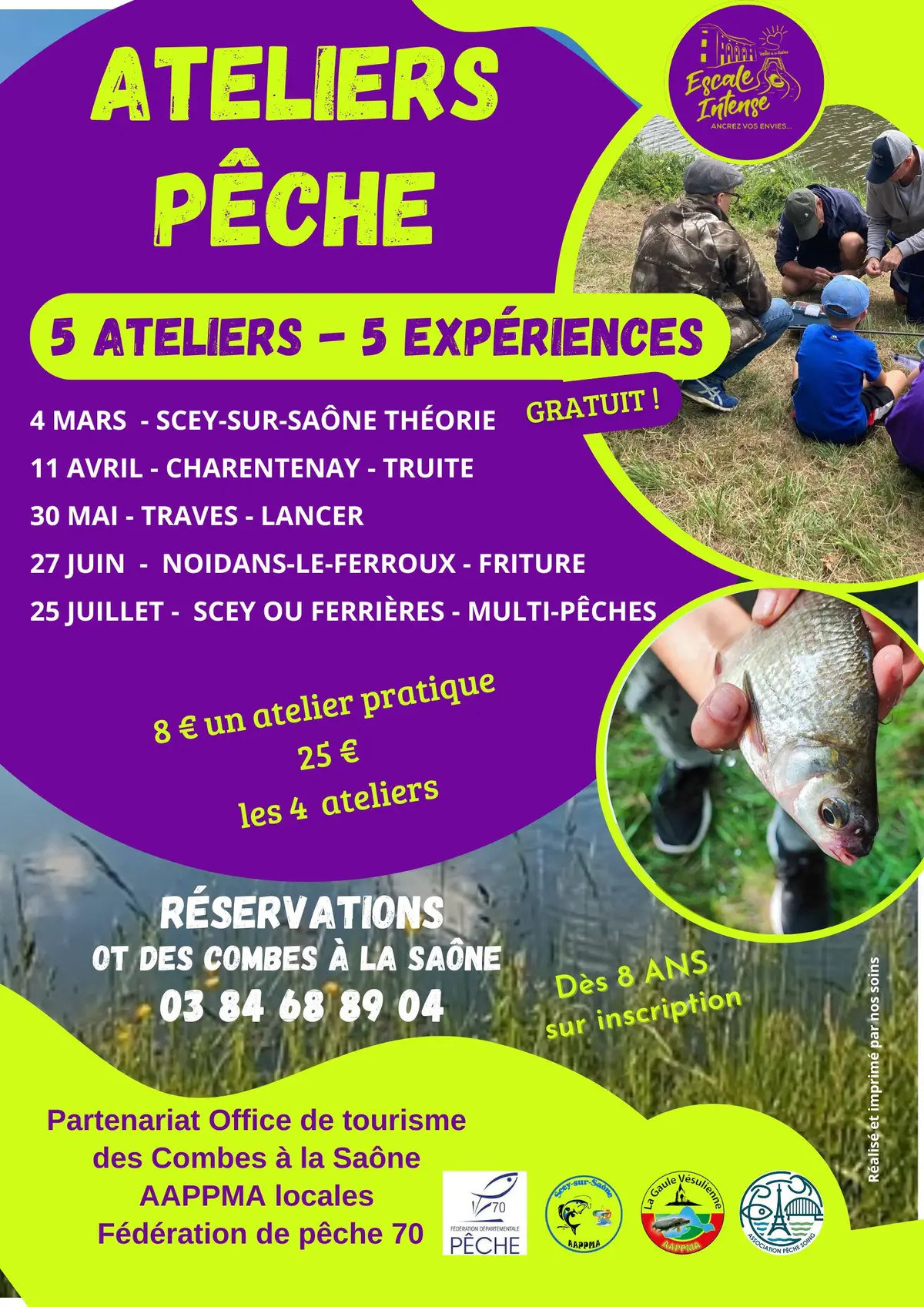 Ateliers d'initiation à la pêche
