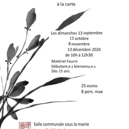 Ateliers d'Initiation à la Peinture Japonaise