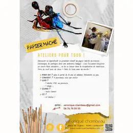 Ateliers d'initiation ou de perfectionnement à la technique du papier mâché