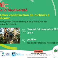 Ateliers de construction de nichoirs à oiseaux