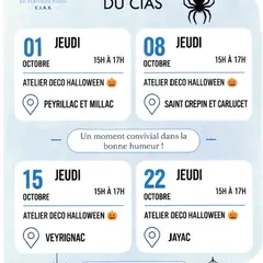 Ateliers déco Halloween du CIAS