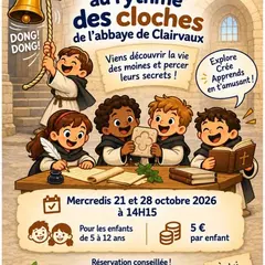 Ateliers des enfants à l'Abbaye de Clairvaux