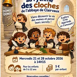 Ateliers des enfants à l'Abbaye de Clairvaux
