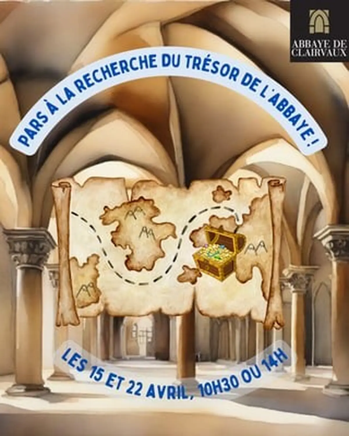 Ateliers des enfants à l'Abbaye de Clairvaux
