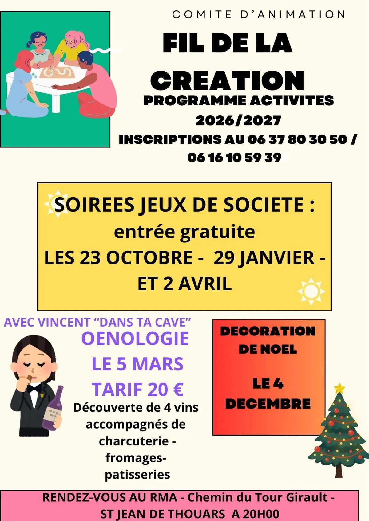 ATELIERS DU FIL DE LA CREATION - Décoration de Noël