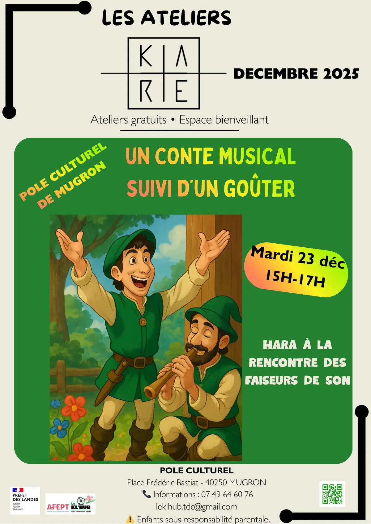 Ateliers du Kare - Un conte de Noël à découvrir en famille !