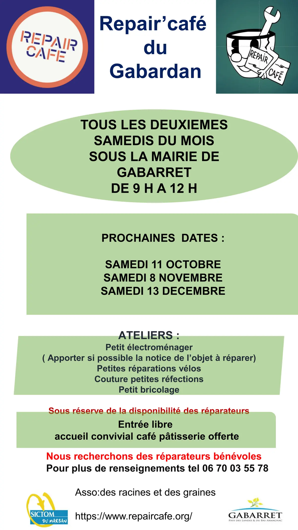 Ateliers du Repair'café
