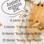 Ateliers enfants inflorescence