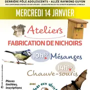 Ateliers fabrication de nichoirs par Au Ras du Sol