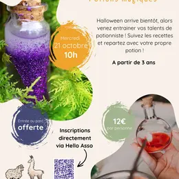 Ateliers Familles - Potions Magiques