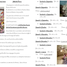 Ateliers floraux chez Mélodie