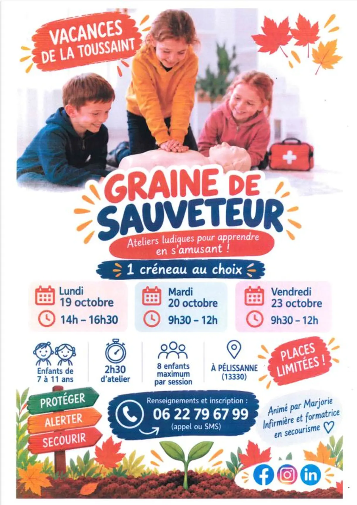 Ateliers Graine de sauveteur