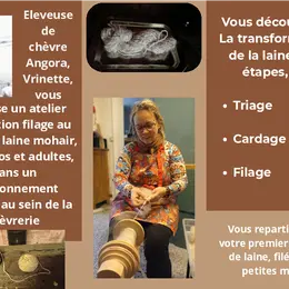 Ateliers initiation de filage au rouet - 2 formules