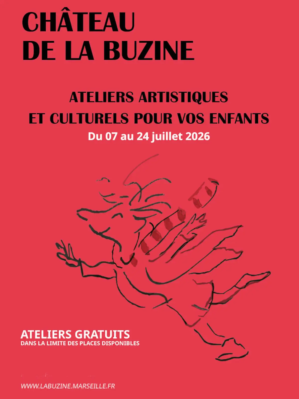 Ateliers jeune public à La Buzine