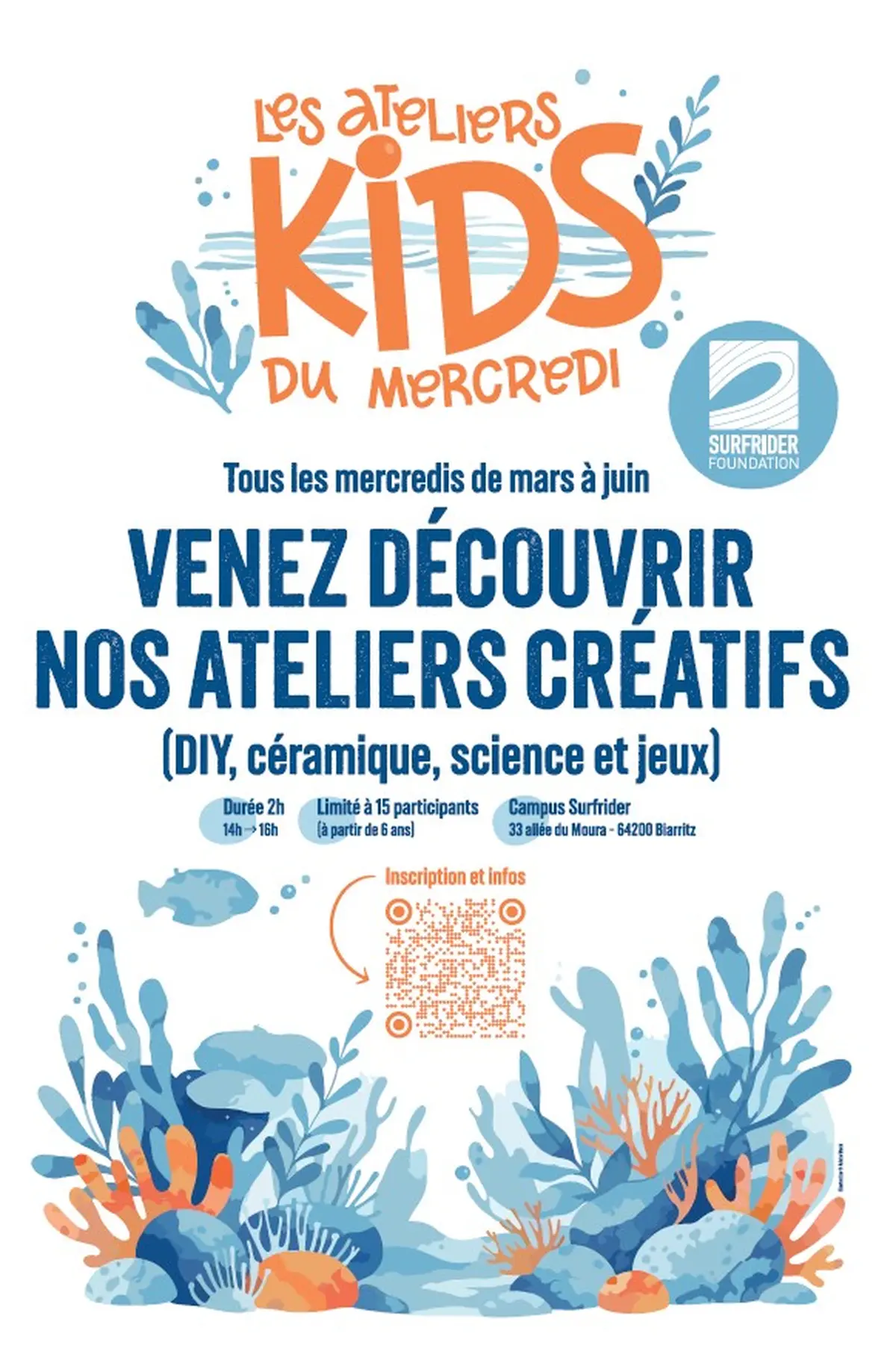 Ateliers kids  :  Découvrir l'Océan autrement